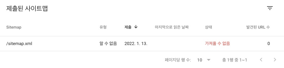 구글검색 등록하기 #6